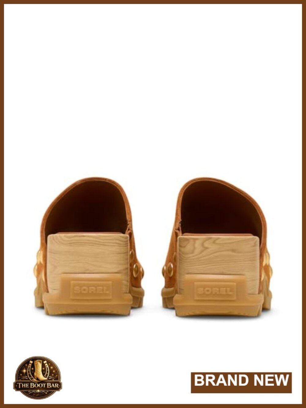 Platform Mules & Clogs - Suede Slip On Sandals - Picture 2 of 5
